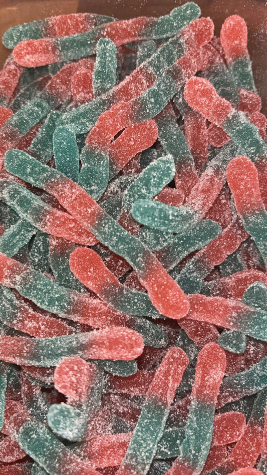 Bubblegum worms 100g