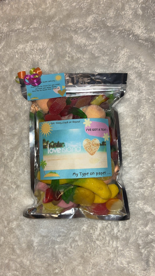 Love island theme pick n mix 500g