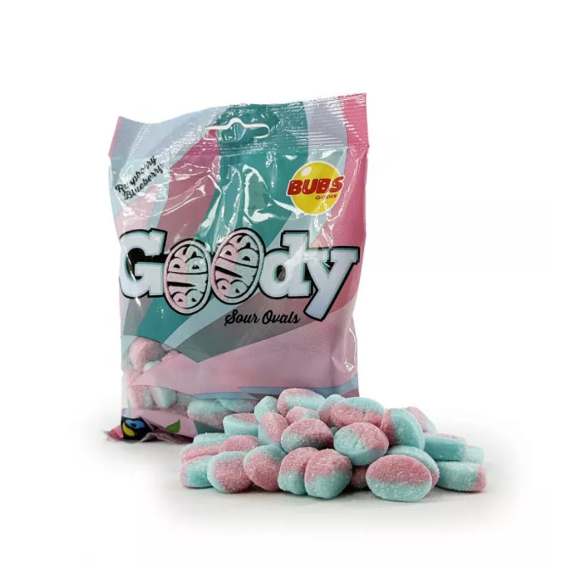 Raspberry & blueberry bubs 90g