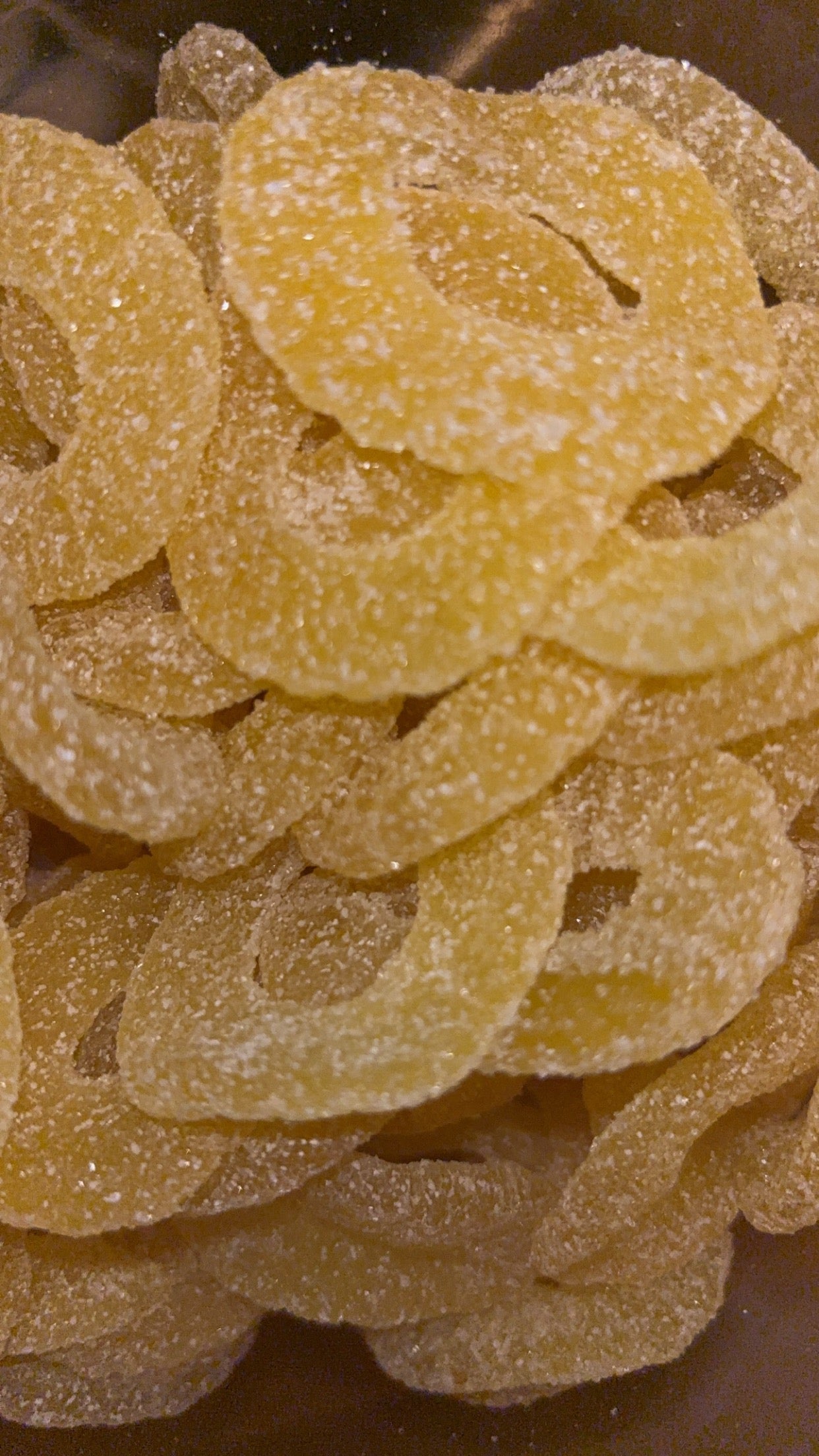 Pineapple rings 100g