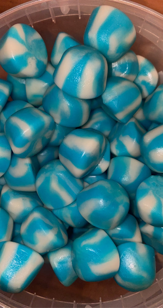 Blue Raspberry Twist Kisses 100g