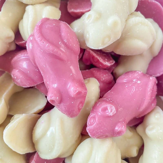 Pink and white mice 100g