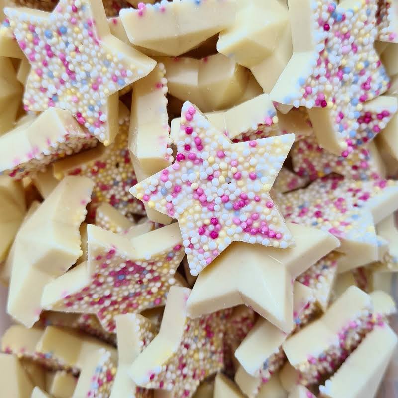 White Chocolate Stars 100g